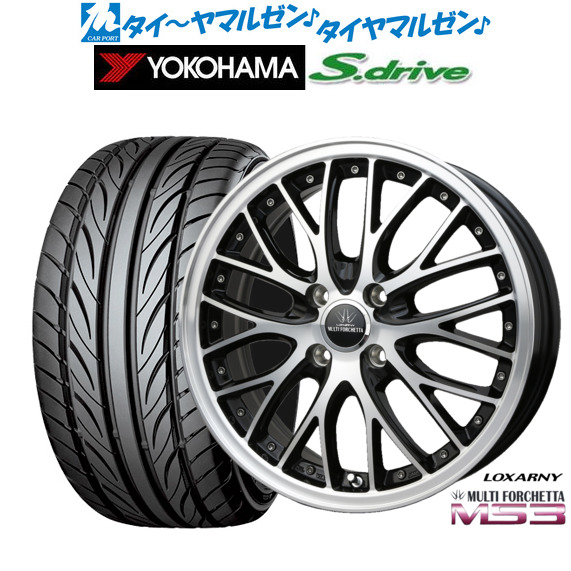 BADX ロクサーニ マルチフォルケッタ MS3 16インチ 5.5J ヨコハマ DNA 