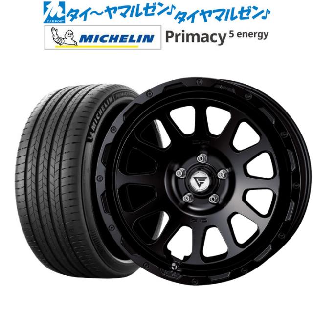 FORCE デルタフォース OVAL(オーバル) 18インチ 8.0J ミシュラン プライマシー プライマシー5 energy 215/50R18 サマータイヤ ホイール4本セット