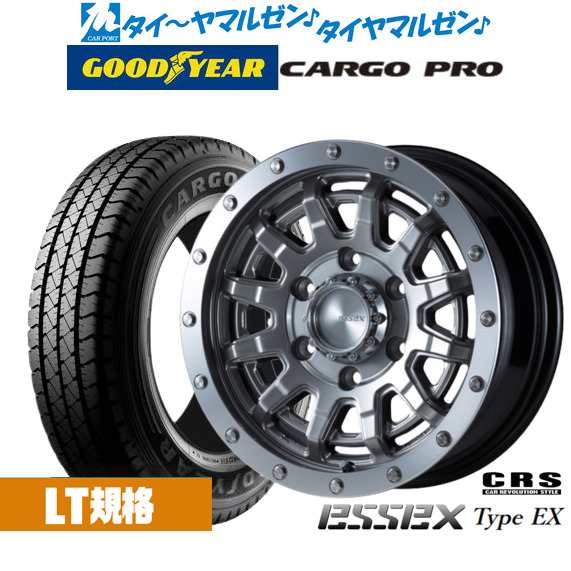 CRS ESSEX エセックス EX-15 15インチ 6.0J グッドイヤー カーゴ プロ 195/80R15 サマータイヤ ホイール4本セット