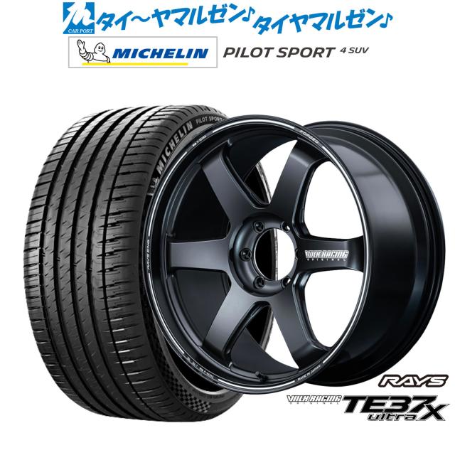 レイズ ボルクレーシング TE37 ウルトラ X 22インチ 10.0J ミシュラン パイロット スポーツ 4 SUV 285/45R22 サマータイヤ ホイール4本セット