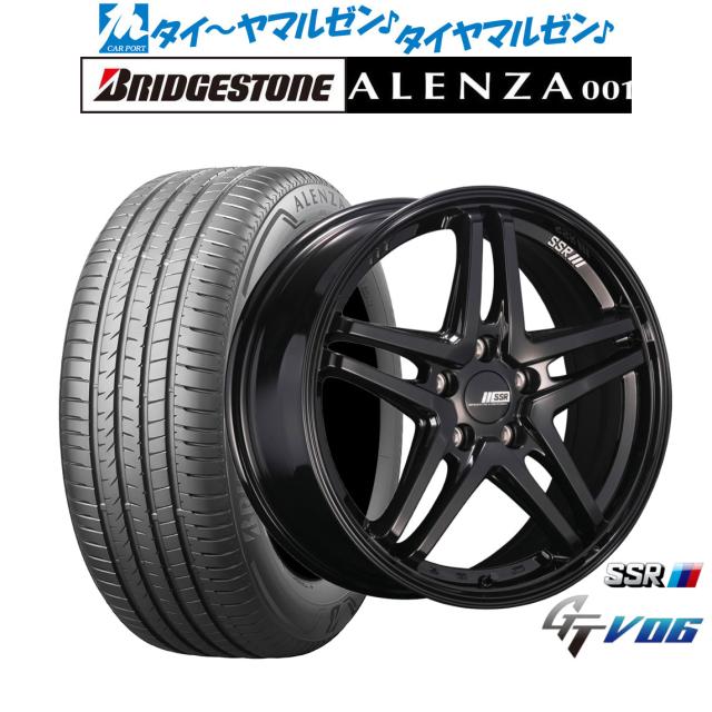 タナベ SSR GT V06 18インチ 7.5J ブリヂストン ALENZA アレンザ 001 235/60R18 サマータイヤ ホイール4本セット