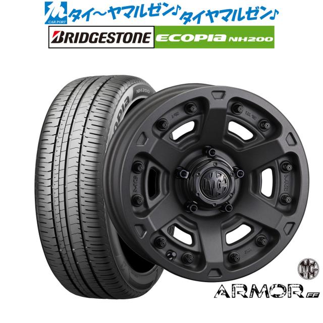 クリムソン MG アーマー FF 17インチ 7.0J ブリヂストン ECOPIA エコピア NH200 215/55R17 サマータイヤ ホイール4本セットの通販は 221,500円