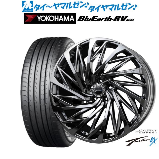 BADX ロクサーニ テンペストタービンVX 20インチ 8.5J ヨコハマ BluEarth ブルーアース RV03(RV-03) 245/35R20 サマータイヤ ホイール4本セット 181,400円