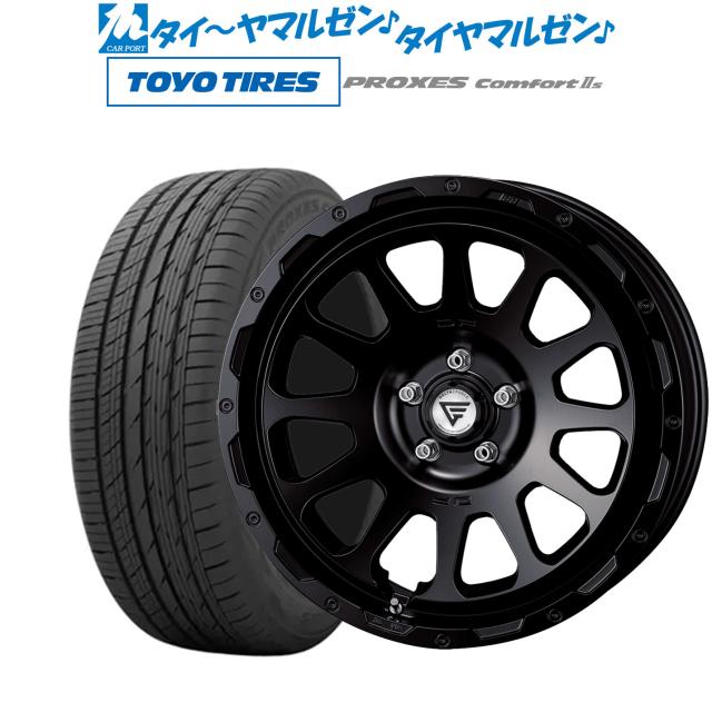 FORCE デルタフォース OVAL(オーバル) 18インチ 8.0J トーヨータイヤ プロクセス PROXES Comfort 2s (コンフォート 2s) 225/45R18 サマータイヤ ホイール4本セット 155,050円