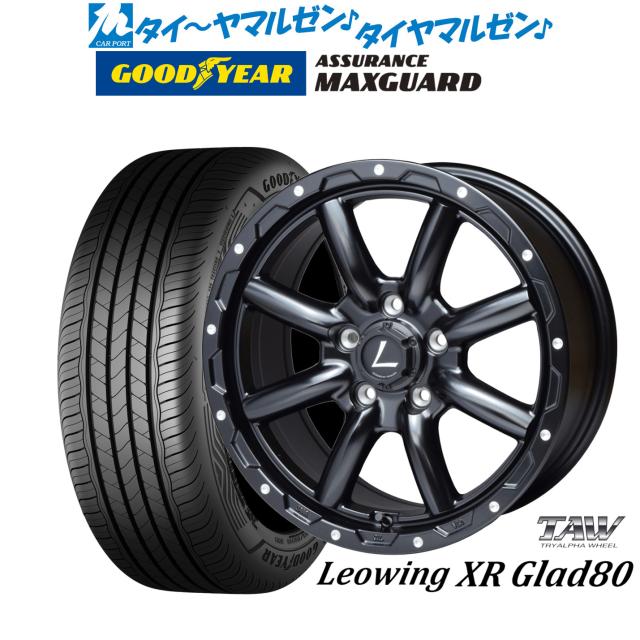 トライアルファ レオウイング クロスグラッド80(XR Glad80) 16インチ 7.0J グッドイヤー ASSURANCE アシュアランス MAXGUARD 215/60R16 サマータイヤ ホイール4本セット