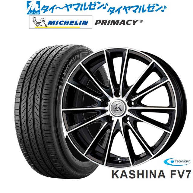 テクノピア カシーナ FV-7 19インチ 8.0J ミシュラン プライマシー プライマシー5 235/50R19 サマータイヤ ホイール4本セット