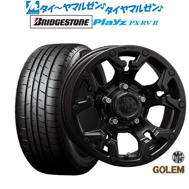 クリムソン MG ゴーレム 16インチ 6.0J ブリヂストン PLAYZ プレイズ PX-RVII 215/65R16 サマータイヤ ホイール4本セット