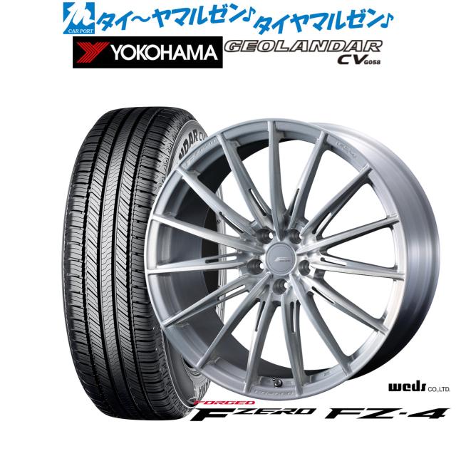 ウェッズ F-ZERO FZ-4 19インチ 8.0J ヨコハマ GEOLANDAR ジオランダー CV (G058) 235/55R19 サマータイヤ ホイール4本セット 189,600円