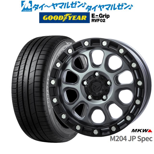 MKW M204 JPスペック 17インチ 8.0J グッドイヤー エフィシエント グリップ RVF02 215/60R17 サマータイヤ ホイール4本セット