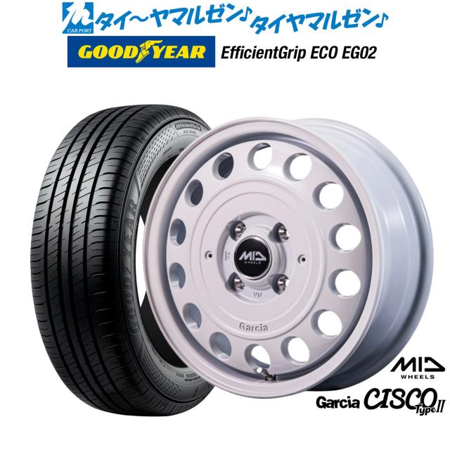 MID ホイールズ ガルシア シスコ Type2 14インチ 4.5J グッドイヤー