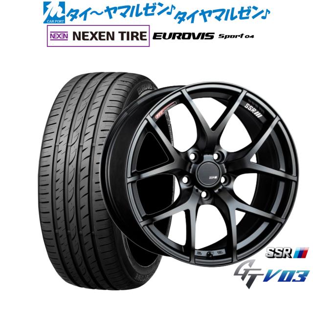 タナベ SSR GT V03 17インチ 7.0J NEXEN ネクセン ロードストーン ユーロビズ Sport 04 205/45R17 サマータイヤ ホイール4本セット