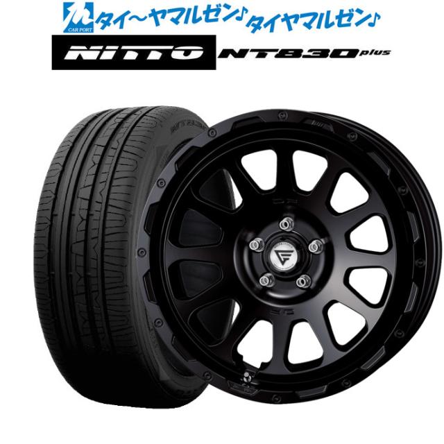 FORCE デルタフォース OVAL(オーバル) 18インチ 8.0J NITTO NT830 plus  225/40R18 サマータイヤ ホイール4本セット