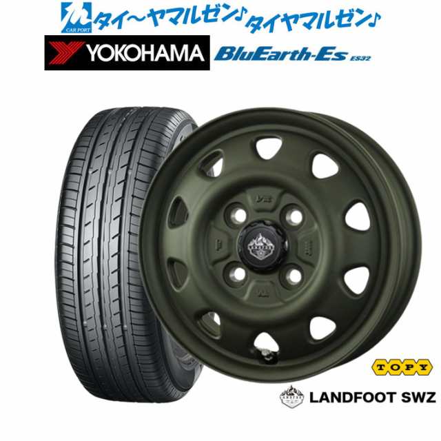 トピー ランドフット SWZ 15インチ 4.5J ヨコハマ BluEarth-ES ブルーアースイーエス ES32 165/65R15 サマータイヤ ホイール4本セット