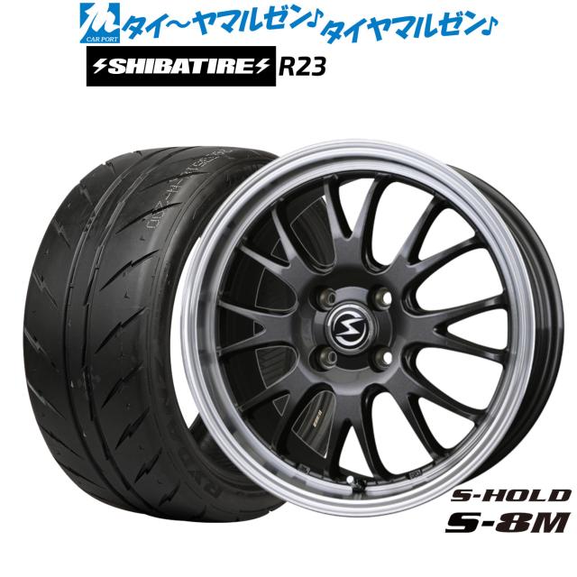 BADX エスホールド S-8M 14インチ 4.5J SHIBATIRE シバタイヤ 200R