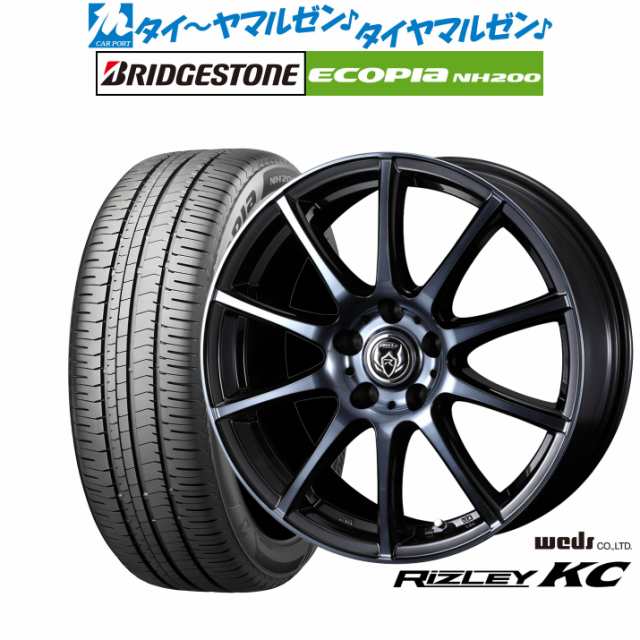 ウェッズ ライツレー KC 15インチ 6.0J ブリヂストン ECOPIA エコピア NH200 195/65R15 サマータイヤ ホイール4本セットの通販は