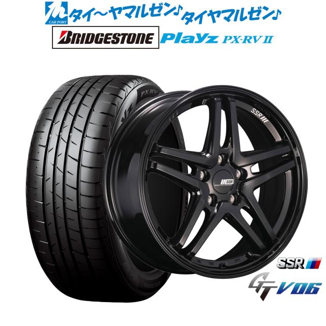タナベ SSR GT V06 18インチ 8.0J ブリヂストン PLAYZ プレイズ PX-RVII 225/50R18 サマータイヤ ホイール4本セット