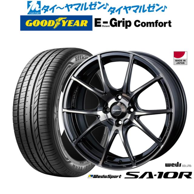 ウェッズ ウェッズスポーツ SA-10R 15インチ 5.0J グッドイヤー エフィシエント グリップ コンフォート 165/55R15 サマータイヤ ホイール4本セットの通販は 108,300円