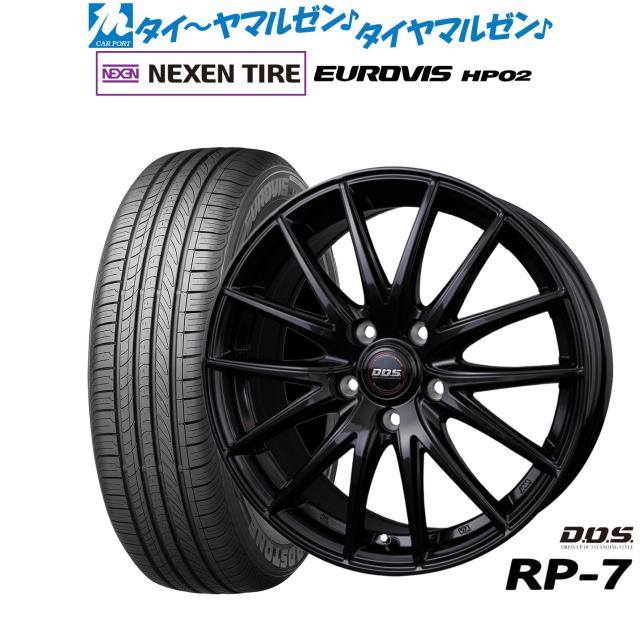 BADX D,O,S(DOS) RP-7 16インチ 6.5J NEXEN ネクセン ロードストーン ユーロビズ HP02 175/60R16 サマータイヤ ホイール4本セットの通販は 39,130円