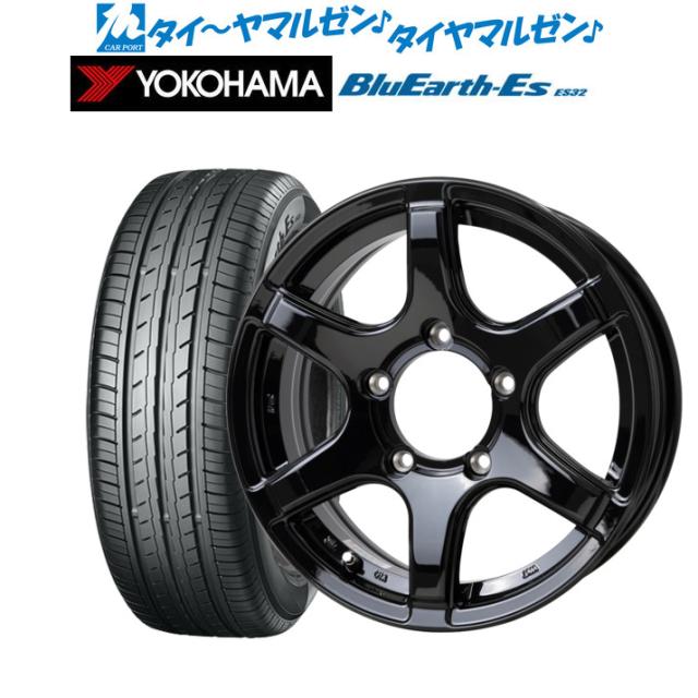 ホットスタッフ バイソン BN-04 15インチ 6.0J ヨコハマ BluEarth-ES ブルーアースイーエス ES32 215/70R15 サマータイヤ ホイール4本セット