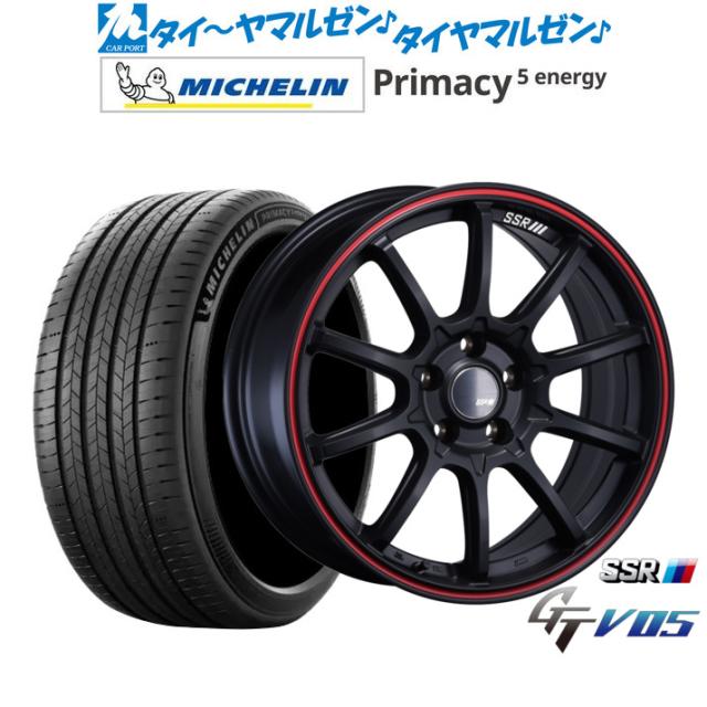 タナベ SSR GT V05 18インチ 7.5J ミシュラン プライマシー プライマシー5 energy 225/55R18 サマータイヤ ホイール4本セット