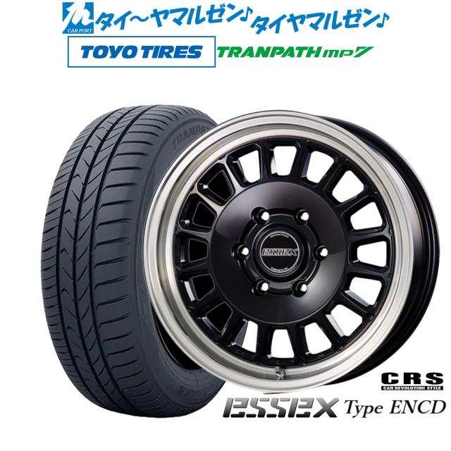 CRS ESSEX エセックス ENCD(1ピース) 17インチ 6.5J トーヨータイヤ トランパス TRANPATH mp7 215/60R17 サマータイヤ ホイール4本セット