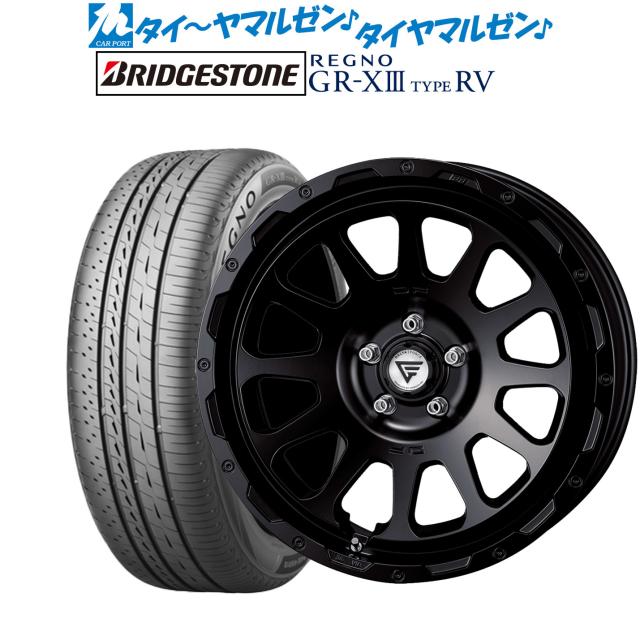FORCE デルタフォース OVAL(オーバル) 18インチ 8.0J ブリヂストン REGNO レグノ GR-XIII(GR-X3) TYPE RV 215/55R18 サマータイヤ ホイール4本セット