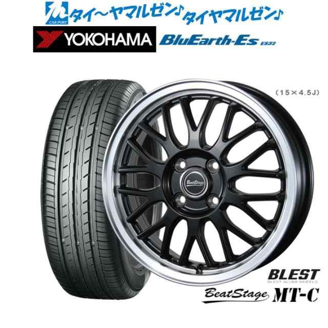 ニューレイトン ビートステージ MT-C 15インチ 4.5J ヨコハマ BluEarth-ES ブルーアースイーエス ES32 165/65R15 サマータイヤ ホイール4