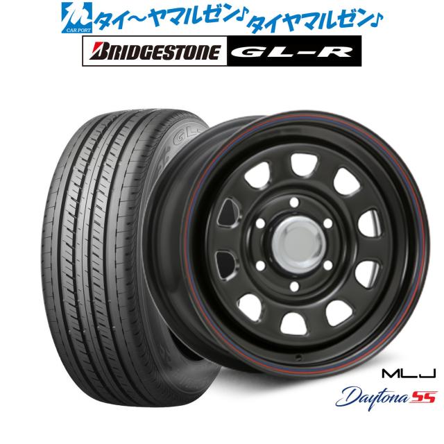 MLJ デイトナ SS 16インチ 7.0J ブリヂストン GL-R 215/65R16 サマータイヤ ホイール4本セット