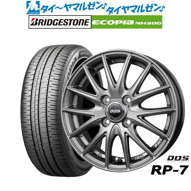 BADX D,O,S(DOS) RP-7 15インチ 5.5J ブリヂストン ECOPIA エコピア NH200 195/60R15 サマータイヤ ホイール4本セット 60,005円