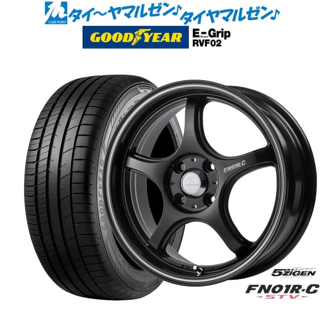 5ZIGEN ゴジゲン プロレーサー FN01R-C STV 14インチ 5.0J グッドイヤー エフィシエント グリップ RVF02 155/65R14 サマータイヤ ホイール4本セット