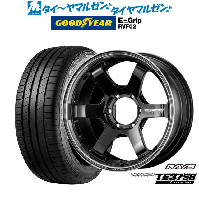 レイズ ボルクレーシング TE37 SB ツアラー 17インチ 6.5J グッドイヤー エフィシエント グリップ RVF02 215/60R17 サマータイヤ ホイール4本セット