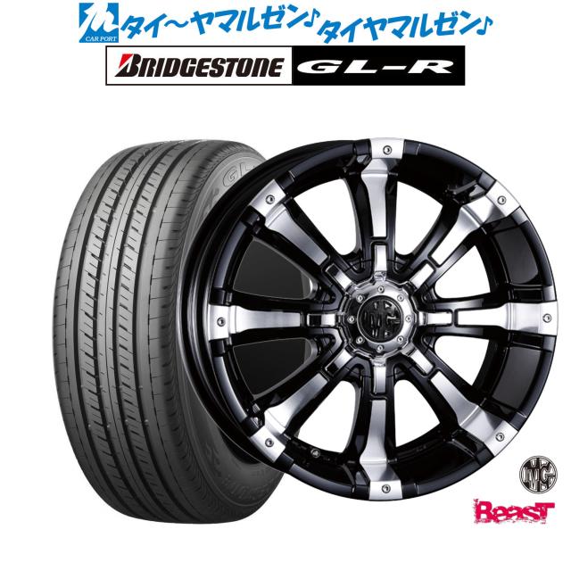 クリムソン MG ビースト 17インチ 7.0J ブリヂストン GL-R  215/60R17 サマータイヤ ホイール4本セット