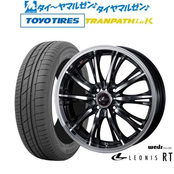 ウェッズ レオニス RT 15インチ 4.5J トーヨータイヤ トランパス LuK 165/55R15 サマータイヤ ホイール4本セット