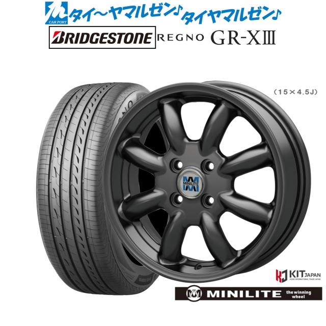 B】A/B同時購入ミニライト 14インチアルミ ブリヂストン夏タイヤ付き B】A