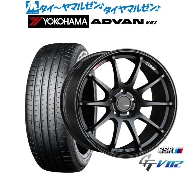タナベ SSR GT V02 18インチ 7.5J ヨコハマ ADVAN アドバン V61 225/60R18 サマータイヤ ホイール4本セット 120,300円