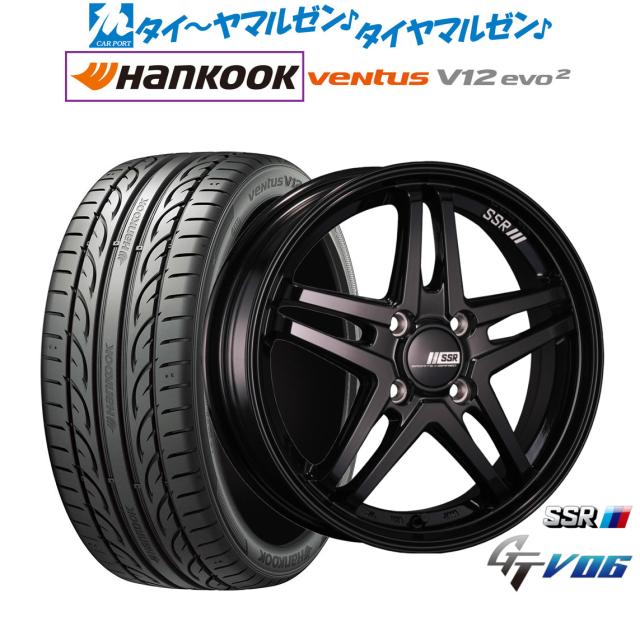 タナベ SSR GT V06 17インチ 7.0J ハンコック VENTUS V12evo2 (K120) 205/45R17 サマータイヤ ホイール4本セット