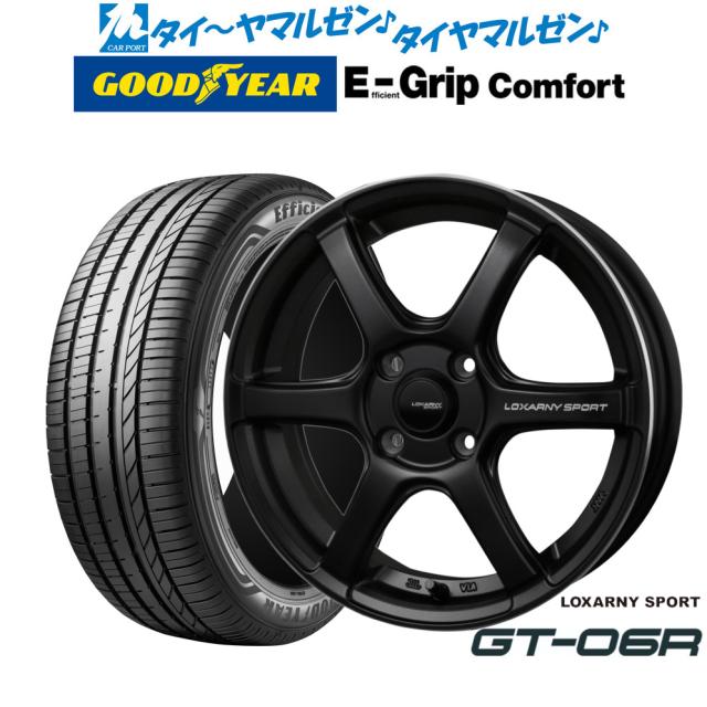 BADX ロクサーニスポーツ GT-06R 14インチ 4.5J グッドイヤー エフィシエント グリップ コンフォート 165/60R14 サマータイヤ ホイール4本セット