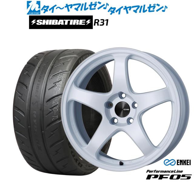 エンケイ PF05 18インチ 7.5J SHIBATIRE シバタイヤ 200R (R31) 235 
