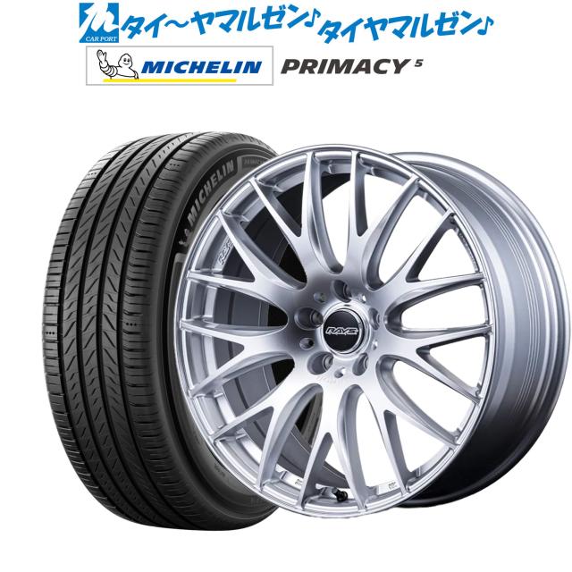 レイズ HOMURA ホムラ 2×9 Plus 18インチ 7.5J ミシュラン プライマシー プライマシー5 245/45R18 サマータイヤ ホイール4本セット