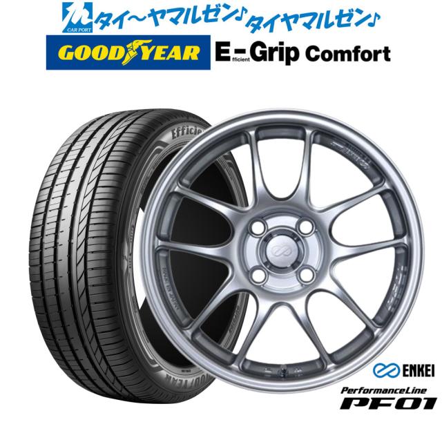 エンケイ PF01 16インチ 5.0J グッドイヤー エフィシエント グリップ 
