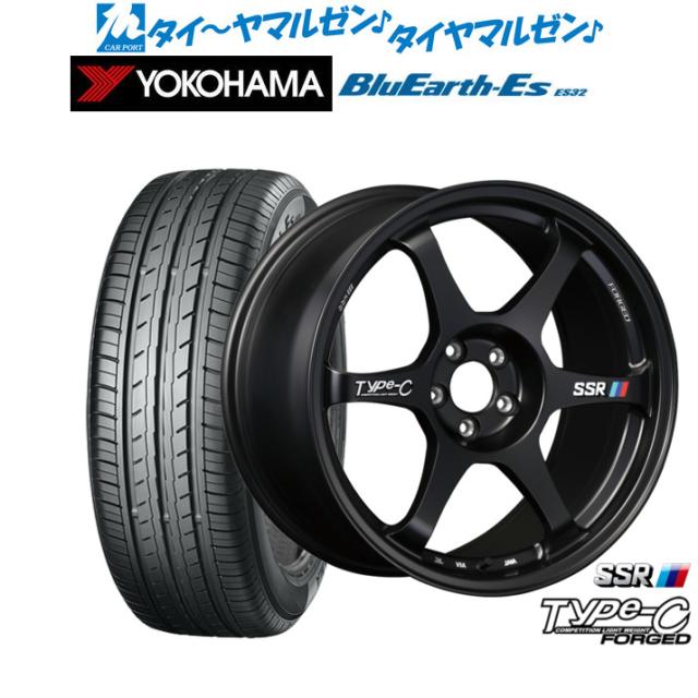 タナベ SSR Type-C FORGED 18インチ 8.5J ヨコハマ BluEarth-ES ブルーアースイーエス ES32 215/45R18 サマータイヤ ホイール4本セットの通販は 186,750円