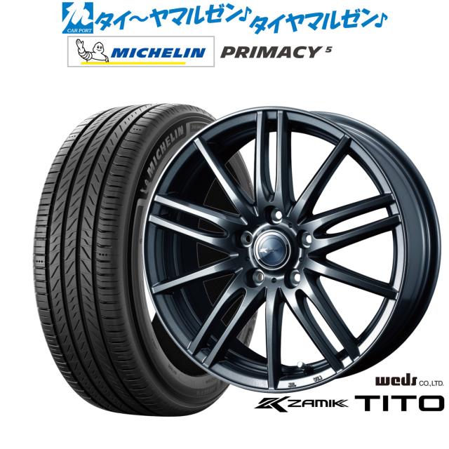 ウェッズ ザミック ティート 16インチ 6.5J ミシュラン プライマシー プライマシー5 195/60R16 サマータイヤ ホイール4本セット