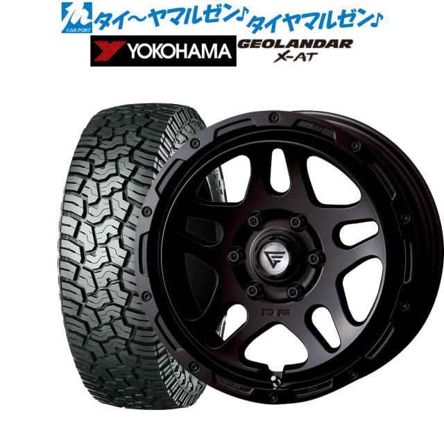 FORCE デルタフォース OVERLANDER(オーバーランダー) 18インチ 8.0J ヨコハマ GEOLANDAR ジオランダー X-AT (G016) 285/70R18 オフロードタイヤ ホイール4本セット