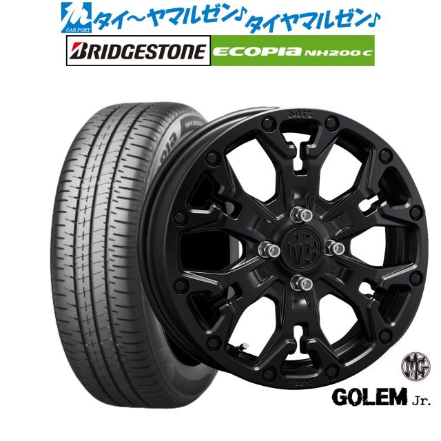 クリムソン MG ゴーレム Jr. 16インチ 6.0J ブリヂストン ECOPIA エコピア NH200C 185/60R16 サマータイヤ ホイール4本セットの通販は 99,330円
