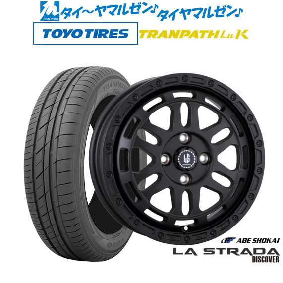 阿部商会 ラ・ストラーダ ディスカバー 14インチ 4.5J トーヨータイヤ トランパス LuK 155/65R14 サマータイヤ ホイール4本セット