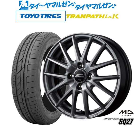 MID シュナイダー SQ27 13インチ 4.0J トーヨータイヤ トランパス LuK 155/65R13 サマータイヤ ホイール4本セット