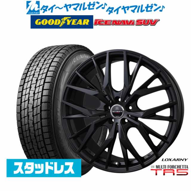 【2024年製】BADX ロクサーニ マルチフォルケッタ TR5 Black Edition 18インチ 7.5J グッドイヤー ICE NAVI アイスナビ SUV 235/60R18