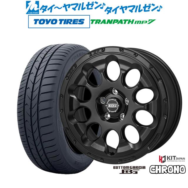 コーセイ ボトムガルシア クロノ 17インチ 7.0J トーヨータイヤ トランパス TRANPATH mp7  215/55R17 サマータイヤ ホイール4本セットの通販は