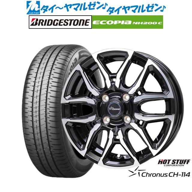 ホットスタッフ クロノス CH-114 16インチ 6.0J ブリヂストン ECOPIA 