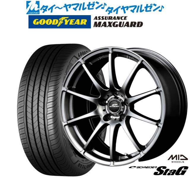 MID シュナイダー スタッグ 16インチ 6.5J グッドイヤー ASSURANCE